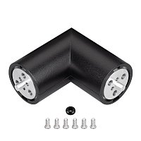 Соединитель профиля ROUND-D36-360-90 BLACK (Arlight, Алюминий)