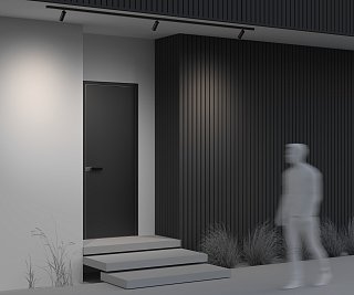 Уличный трековый светильник Focus Led Exility IP 4000К 15Вт 36° черный