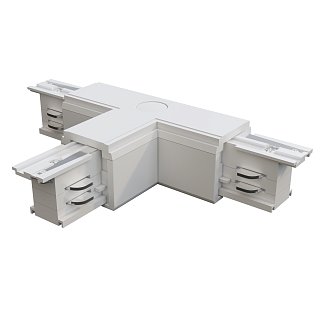 Коннектор Т-образный правый Trinity белый