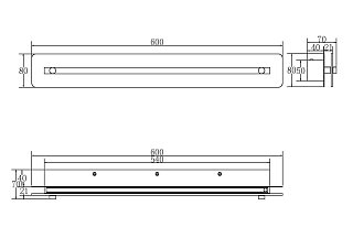Настенный светильник (бра) Maya 3000К 17Вт