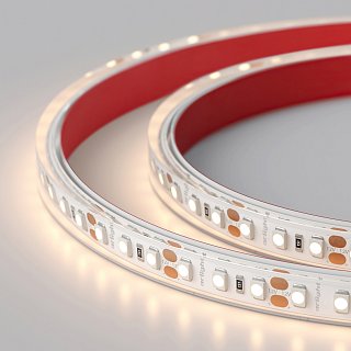 Светодиодная лента RTW 2-5000PS 12V Warm3000 2x (3528, 600 LED, LUX) (Arlight, 9.6 Вт/м, IP67)