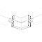 Угол S2-WALL-X2-H128-L90W внешний (Arlight, Металл)