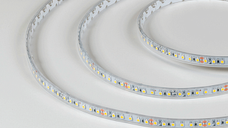 Светодиодная лента 3528, 120 LED/м, 9,6 Вт/м, 24В , IP66, Цвет: Нейтральный белый, SWG3120-24-9.6-NW-66-M