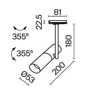 Трековый светильник Elti Unity GU10 10Вт
