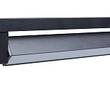 Трековый светильник линейный 10Вт черный 3000К 382мм однофазный TL-L382-BL-10-WW