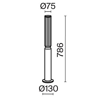 Ландшафтный светильник Lit 3000K 12Вт IP 65
