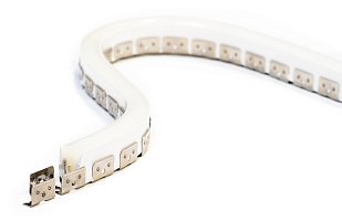 Профиль алюминиевый накладной гибкий ELF, 1000х10х10мм