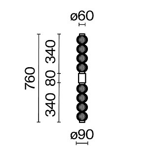 Настенный светильник (бра) Amulet 3000К 19Вт