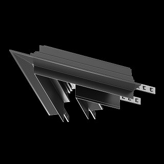 Угол-соединитель 45° Gravity встраиваемый черный