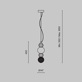Подвесной светильник Collar 3000K 17Вт