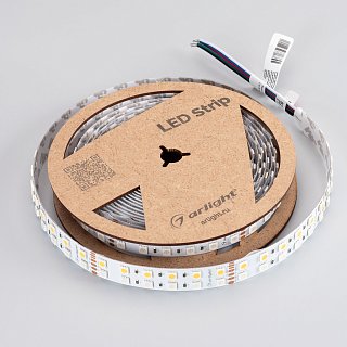 Светодиодная лента RT-B144-19mm 24V RGBW-Warm (32 W/m, IP20, 5m) (Arlight, Открытый)