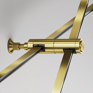 Крепление настенное Wall двойное Flarity латунь