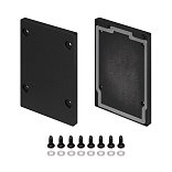 Заглушка IP-LINE-5475 BLACK глухая (Arlight, Металл)