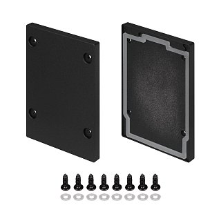 Заглушка IP-LINE-5475 BLACK глухая (Arlight, Металл)