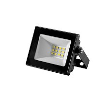 Прожектор светодиодный ELFLED, SMD, 10Вт, черный корпус, IP65, белый