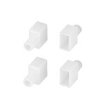 Заглушка WPH-FLEX-0612-SIDE WHITE с отверстием (Arlight, Силикон)