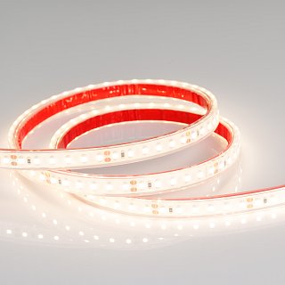 Светодиодная лента RTW 2-5000PGS 24V Warm 2x (3528, 600 LED, LUX) (Arlight, 9.6 Вт/м, IP67)