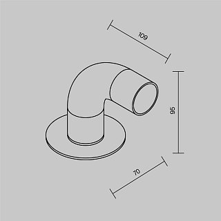 Ландшафтный светильник Sleek 3000К 2Вт IP 65