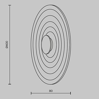 Настенный светильник (бра) Nami 3000К 6Вт