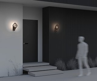 Настенный светильник (бра) Via E27х1 60Вт IP 44