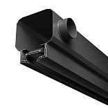 Диффузор с отражателем, линейный, для натяжного потолка, черный, КСД тип 3