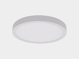 Светильник светодиодный потолочный накладной ультратонкий, серия KH, Белый, 15Вт, IP20, Нейтральный белый (4000К), KH-R175-15-NW