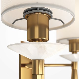 Настенный светильник (бра) Bianco E14х2 60Вт