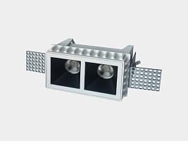 Светильник светодиодный встраиваемый, Белый, 6Вт, IP20, 3000К, DL-6W-36DW-WW