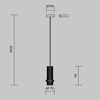 Подвесной светильник Pilastro 3000K 6Вт