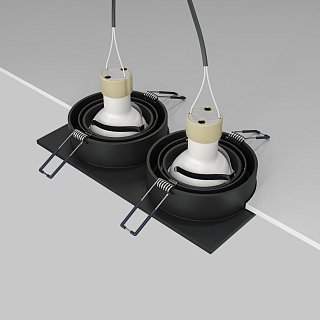 Встраиваемый светильник Atom GU10 2x10Вт