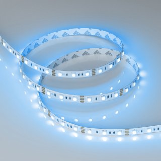 Светодиодная лента RT-B60-10mm 12V RGB (14.4 W/m, IP20, 5060, 5m) (Arlight, Открытый)