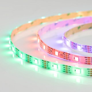 Светодиодная лента SPI-5000SE-RAM-5060-30 12V Cx1 RGB-Auto (10mm, 4.8W/m, IP65) (Arlight, Закрытый, IP65)