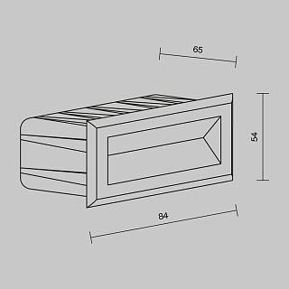 Подсветка для лестниц Bosca 3000К 3Вт IP 65