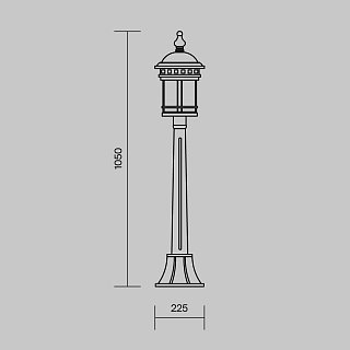 Ландшафтный светильник Salamanca E27х1 60Вт IP 44