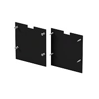 Комплект заглушек (для профиля 50×50) 2 шт., ALM-5050T-B-EC 642047