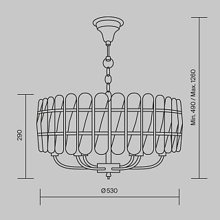 Подвесной светильник Suite E14х6