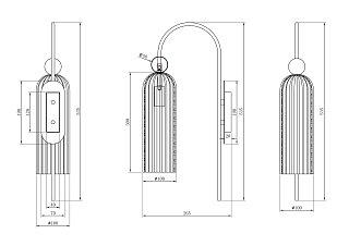 Настенный светильник (бра) Antic E14х1 40Вт