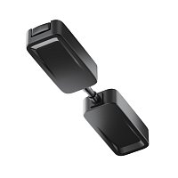 Коннектор питания прямой Radity встраиваемый черный