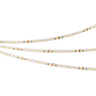 Светодиодная лента RT-A160-5mm 24V Warm2700 (9.6 W/m, IP20, 2835, 5m) (Arlight, Открытый)