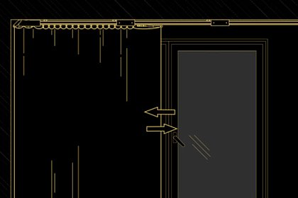 Открытие от края до края. Крепление на потолок