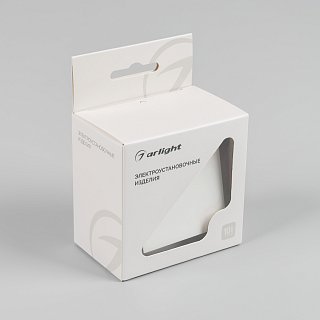 Механизм выключателя одноклавишный непроходной SWT-MK01-PL-WH-V (250V, 10A) (Arlight, -)