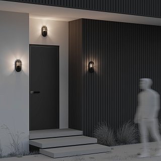 Настенный светильник (бра) Candle E27x1 15Вт IP 65