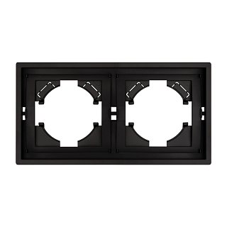 Рамка пластиковая FRM-TENDO-PL-2-BK (Arlight, -)