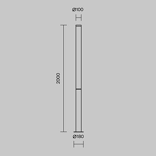 Садово-парковый светильник Ginza 3000К 100Вт IP 54