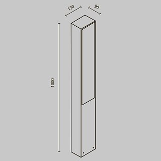 Ландшафтный светильник Blitz 3000К 20Вт IP 65