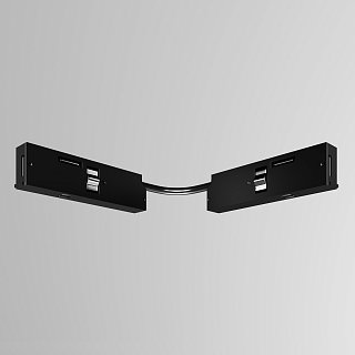 Коннектор питания угловой с проводом 6см Levity