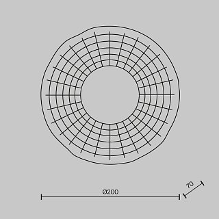 Настенный светильник (бра) Sparkle 3000К 5Вт
