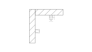 Алюминиевый профиль SF-0709, накладной П-образный 2м