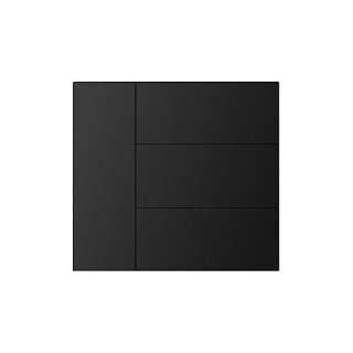 INTELLIGENT ARLIGHT Накладка панели KNX-23-4G-SUF Black (Backlightless) (IARL, IP20 Металл, 2 года)