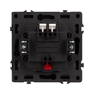 Механизм выключателя двухклавишный непроходной SWT-NOBE-MK02-SFPL-GR (230V, 10A) (Arlight, -)